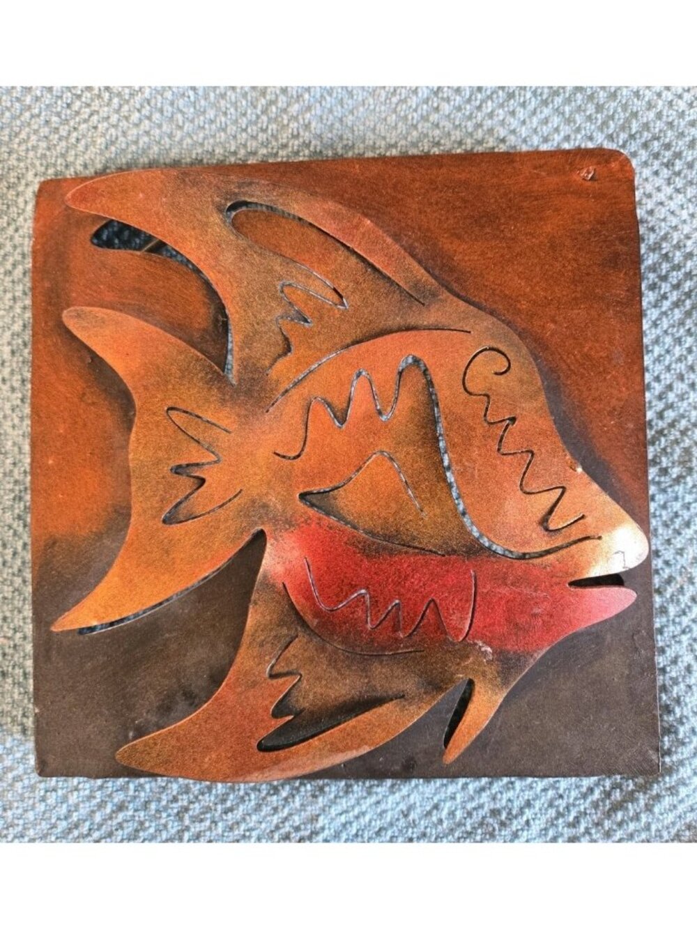 Andreas Martin Del Campo Metal Fish 3D Wall Art 8"x 8"